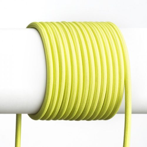 FIT 3x075 1fm textil kábel lime