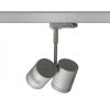 BEEBA II háromfázisú áramkörös sínre ezüstszürke  230V GU10 2x35W