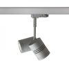 BEEBA II háromfázisú áramkörös sínre ezüstszürke  230V GU10 2x35W