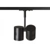 BEEBA II egyfázisú áramkörös sínre fekete  230V GU10 2x35W