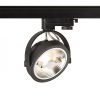KELLY LED háromfázisú áramkörös sínre fekete  230V LED 12W 24°  3000K
