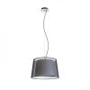 ESPLANADE függő lámpa átlátszó fekete/fehér króm 230V E27 42W