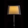 ESPLANADE állólámpa átlátszó fekete/fehér króm 230V E27 42W