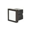 DEJAVU SQ 9 süllyesztett lámpa fekete 230V LED 3.5W IP65 3000K