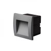 GORDIQ S süllyesztett lámpa antracitszürke 230V LED 1.5W IP65 3000K