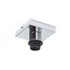 SOLO SQ mennyezeti lámpa alap króm 230V E27 53W