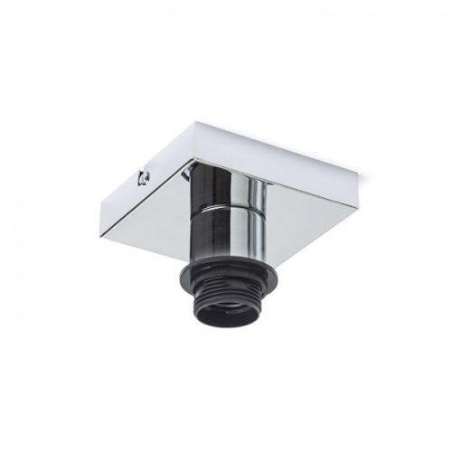 SOLO SQ mennyezeti lámpa alap króm 230V E27 53W