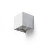 TITO SQ fali lámpa szálcsiszolt alumínium 230V LED 6W IP54 3000K
