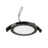 HUE R 9 süllyesztett lámpa  fekete króm 230V LED 6W  3000K