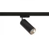 MAVRO háromfázisú áramkörös sínre fekete/aranysárga  230V LED 12W 38°  3000K