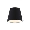 NIZZA 18/15 lámpabúra  Polycotton fekete/fehér PVC  max. 28W