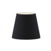 NIZZA 18/15 lámpabúra  Polycotton fekete/fehér PVC  max. 28W