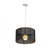 GLAMOUR 35/20 függő lámpa fekete 230V E27 28W