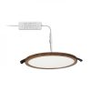 HUE R 17 süllyesztett lámpa dekoratív sötét dió 230V LED 18W 3000K