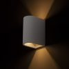 BODIE fali lámpa gipsz 230V LED 2x3W 3000K