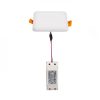 BELI SQ 10 süllyesztett lámpa tej akril 230V LED 6W IP65 3000K