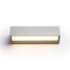CAMARGUE fali lámpa ezüstszürke szatén üveg 230V LED 6W IP65 3000K