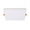 BJORK SQ 20 süllyesztett lámpa fehér 230V LED 18W 3000K