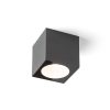 SENZA SQ mennyezeti lámpa antracitszürke tiszta üveg 230V LED 6W IP65 3000K