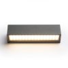CAMARGUE fali lámpa antracitszürke szatén üveg 230V LED 6W IP65 3000K