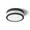 CIRA LED 23 mennyezeti lámpa opál üveg/fekete 230V LED 12W IP44 3000K