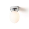 MERINGUE 11 mennyezeti lámpa opál üveg/króm 230V LED G9 9W IP44