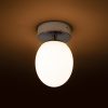 MERINGUE 11 mennyezeti lámpa opál üveg/króm 230V LED G9 9W IP44
