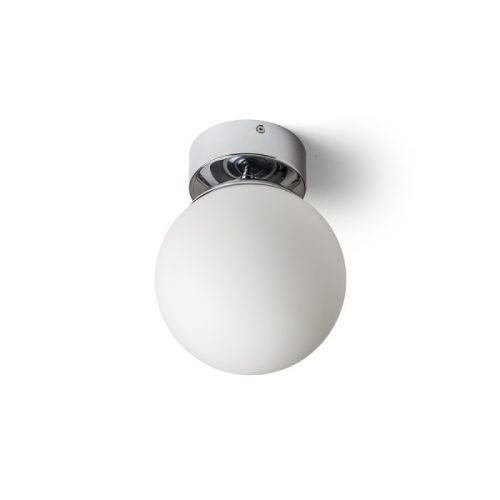BOLLY 17 mennyezeti lámpa  opál üveg/króm 230V E27 15W IP44