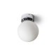 BOLLY 17 mennyezeti lámpa  opál üveg/króm 230V E27 15W IP44