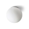 BOLLY 26 mennyezeti lámpa  opál üveg/króm 230V E27 15W IP44