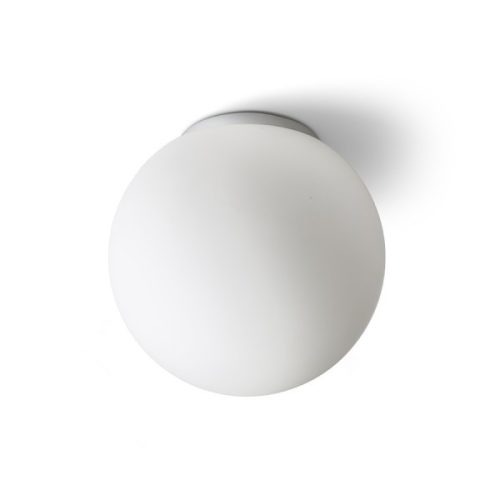 BOLLY 26 mennyezeti lámpa  opál üveg/króm 230V E27 15W IP44