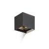 TITO SQ DIMM fali lámpa fekete 230V LED 2x3W IP65 3000K