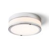 CIRA LED 23 mennyezeti lámpa opál üveg/króm 230V LED 12W IP44 3000K