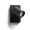 VOLTERA USB fali lámpa fekete 230V GU10 50W