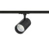 WISH 20 DIMM egyfázisú áramkörös sínre fekete  230V LED 20W 36°  3000K 4000K 5000K