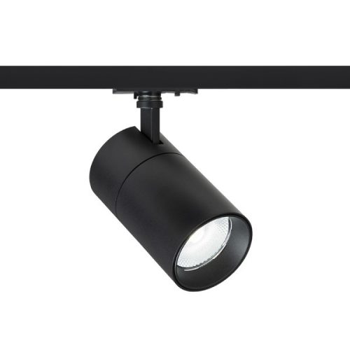 WISH 30 DIMM egyfázisú áramkörös sínre fekete  230V LED 30W 36°  3000K 4000K 5000K