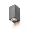 KANE II fali lámpa beton/dekor sötét gránit 230V LED GU10 2x5W IP65