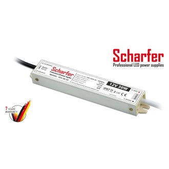   SCH-30-12 LED Tápegység 12V DC / 2,5A, 185-250V AC, 30W, IP67