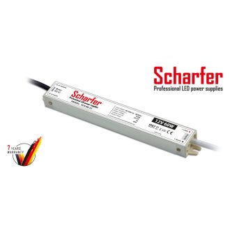   SCH-60-12 LED Tápegység 12V DC / 5A, 185-250V AC, 60W, IP67