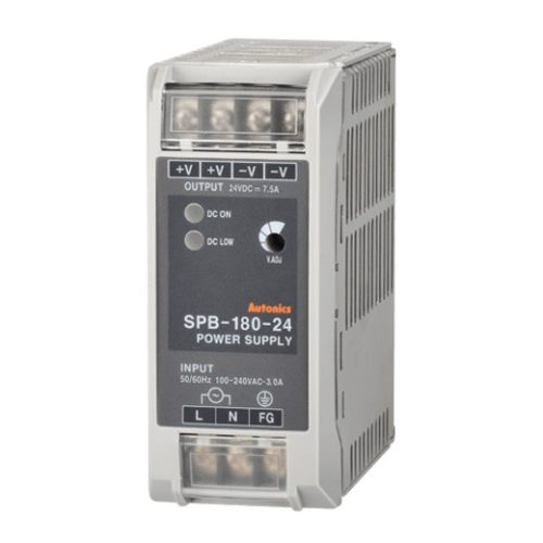 SPB-180-24 Autonics Tápegység sínre szerelhető, 24V DC, 100-240V AC, 180W, Fémházas IP20