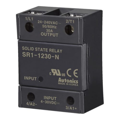 SR1-1230-N Szilárdtest relé 1-fázisú 4-30VDC T.: 24-240VAC/30A zero cross