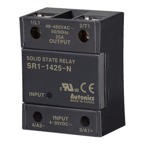 SR1-1425-N Szilárdtest relé 1-fázisú 4-30VDC T.: 48-480VAC/25A zero cross