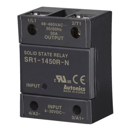 SR1-1450R-N Szilárdtest relé 1-fázisú 4-30VDC T.: 48-480VAC/50A random