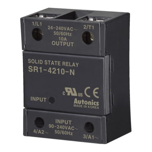 SR1-4210-N Szilárdtest relé 1-fázisú 90-240VAC T.: 24-240VAC/10A zero cross