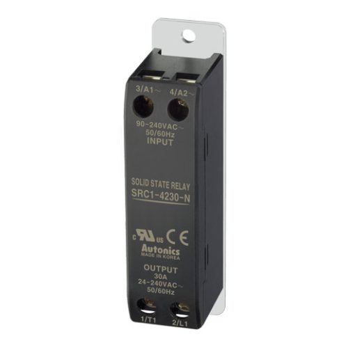 SRC1-4230-N Szilárdtest relé 1-fázisú, vékony 90-240VAC T.: 24-240VAC/30A zero cross