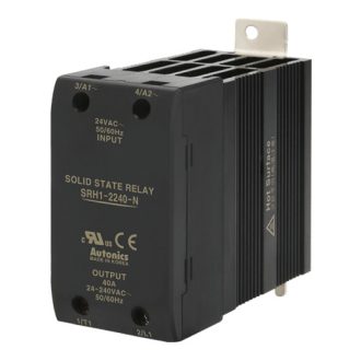   SRH1-2240-N Szilárdtest relé 1-fázisú alsó/felső csatl. 24VAC T.: 24-240VAC/40A zero cross