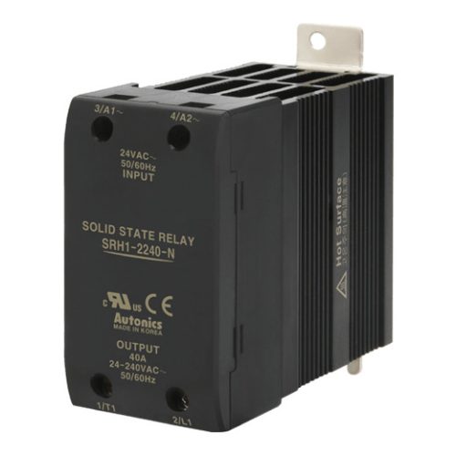 SRH1-2240-N Szilárdtest relé 1-fázisú alsó/felső csatl. 24VAC T.: 24-240VAC/40A zero cross
