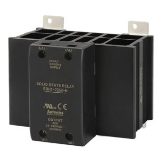   SRH1-2260-N Szilárdtest relé 1-fázisú alsó/felső csatl. 24VAC T.: 24-240VAC/60A zero cross