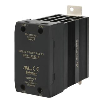   SRH1-4240-N Szilárdtest relé 1-fázisú alsó/felső csatl. 90-240VAC T.: 24-240VAC/40A zero cross