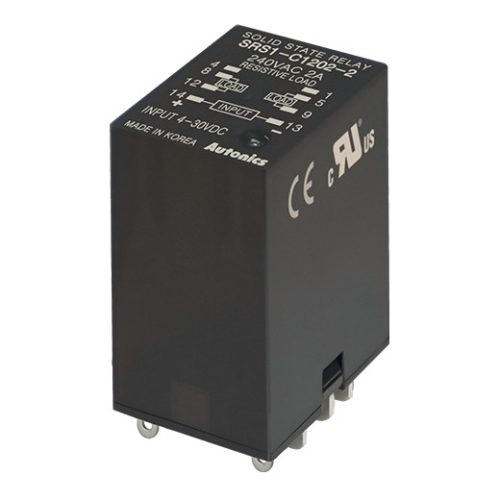 SRS1-C1202-2 Szilárdtest relé 1-fázisú, aljzatba 24VAC T.: 90-240VAC/2A zero cross